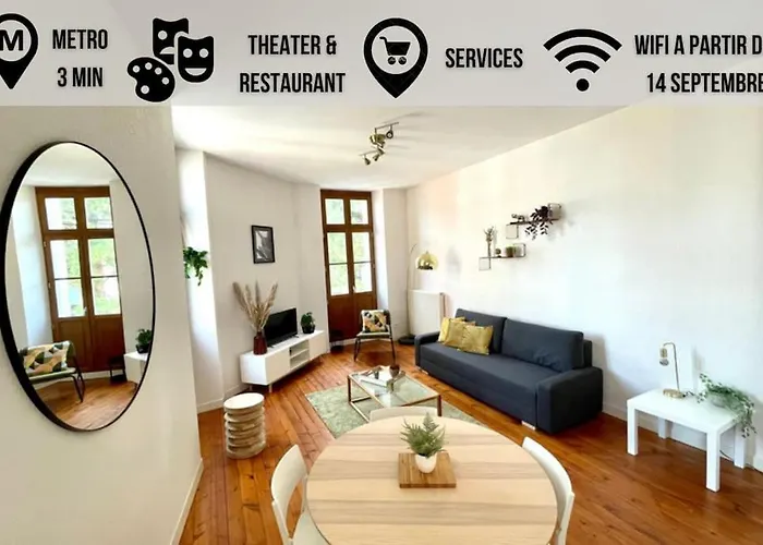 Le Riquet - 4 people - Hyper Center - Metro Appartement Toulouse